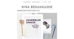 Desktop Screenshot of ninabrauhauser.de